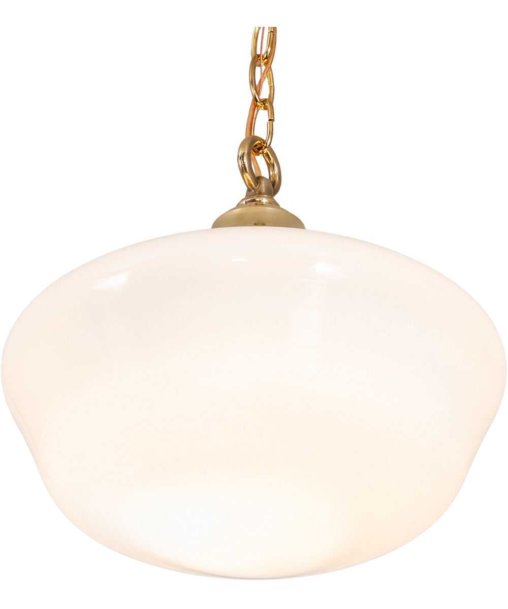 12" Wide Revival Schoolhouse Traditional Globe Pendant