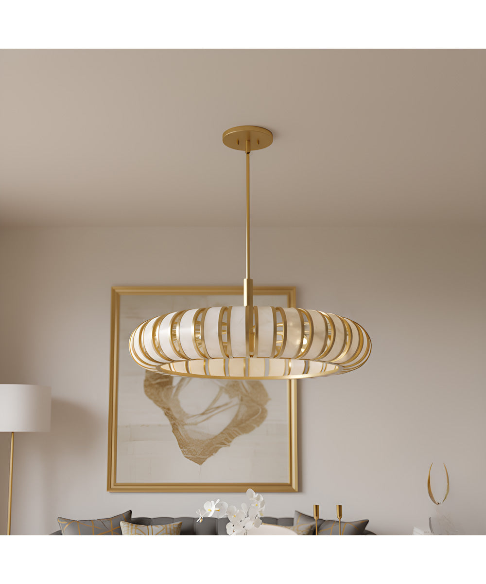 Knight 6-light Pendant Soft Gold