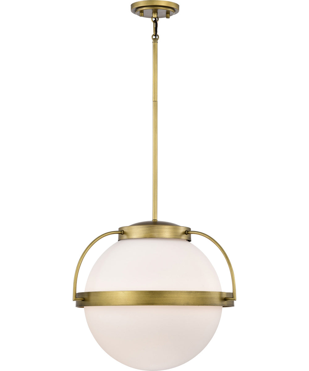 Lakeshore 1-Light Pendant Natural Brass