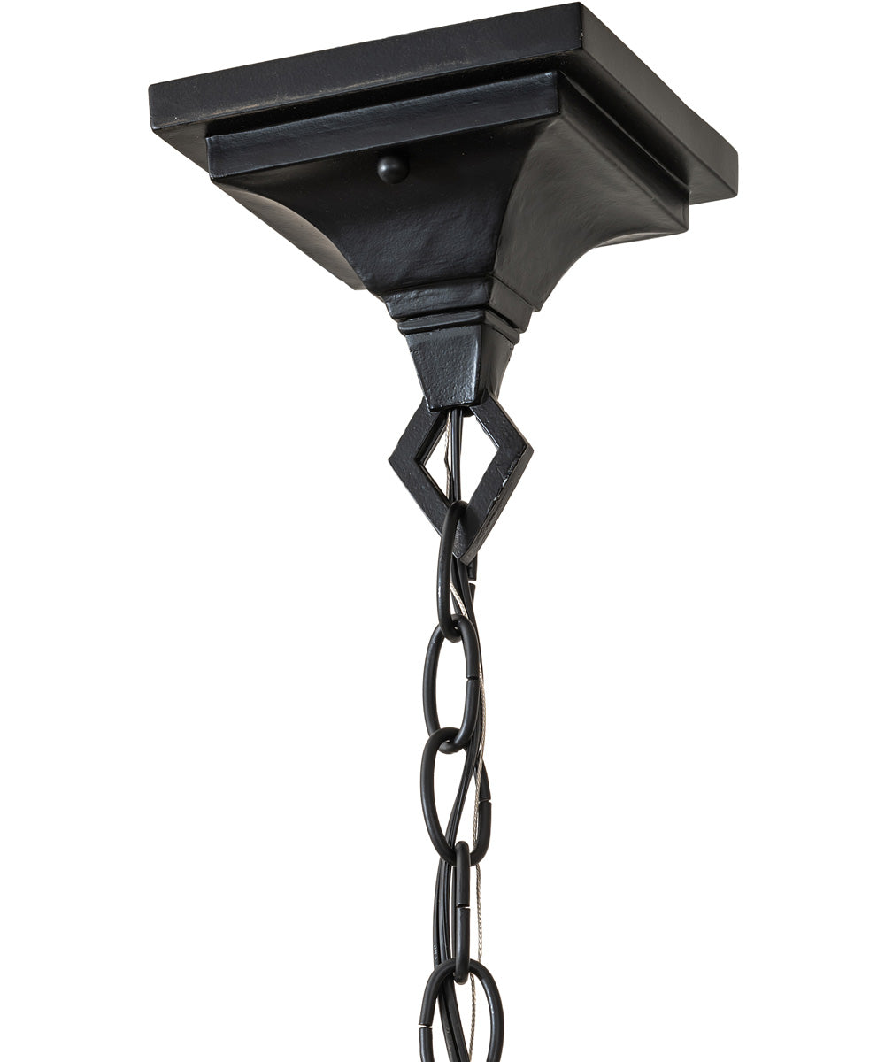 5" Square Pinecone Mini Pendant