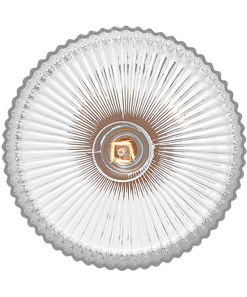 Lisette 1-Light Small Pendant in Lacquered Brass