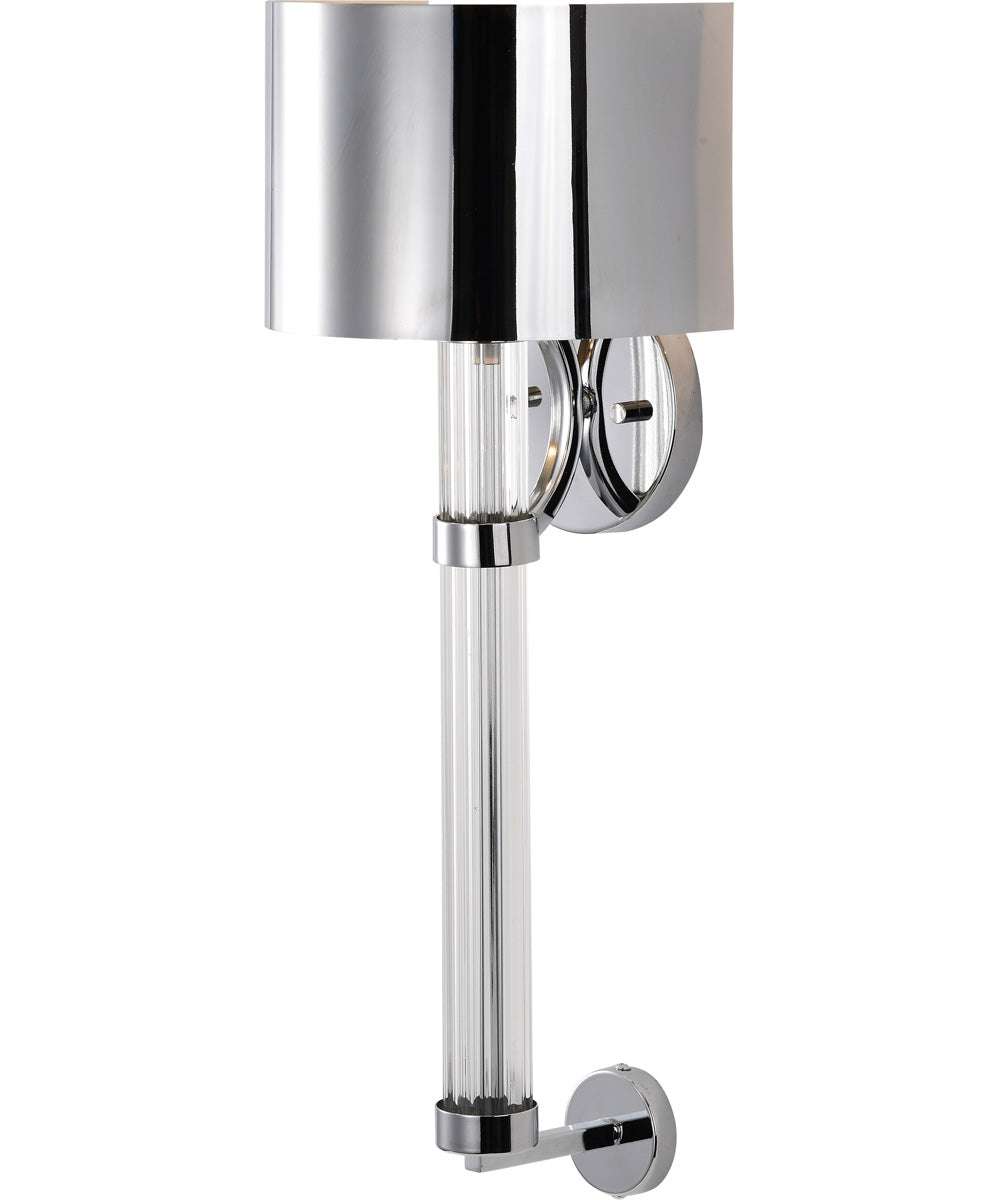 Teagon 1-Light Vanity & Wall Polished Nickel