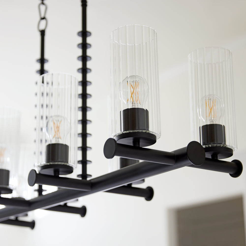 Tamara Day's Mercier 8-light Chandelier Matte Black