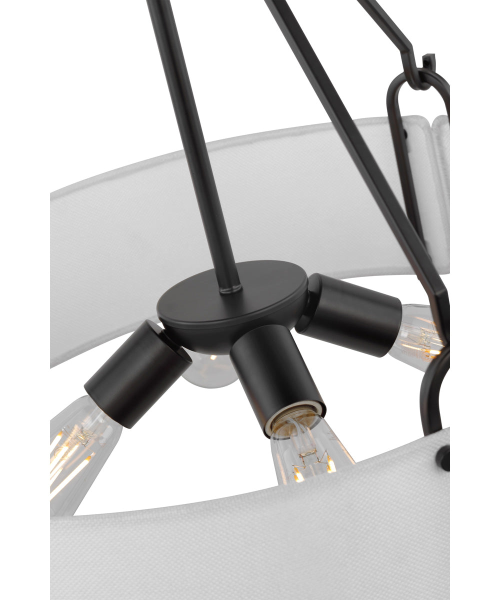 Halter 4-Light Pendant Matte Black