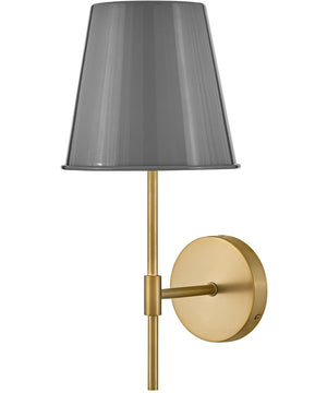 Blake 1-Light Medium Single Light Sconce in French Gray
