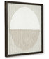 Bachard Wall Decor Tan/White