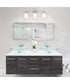 Bronson 3 Light Vanity Brushed Nickel