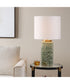 Hensley Ivory & Green Table Lamp