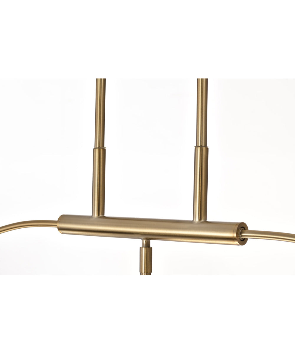 Liam 3-Light Pendant Burnished Brass