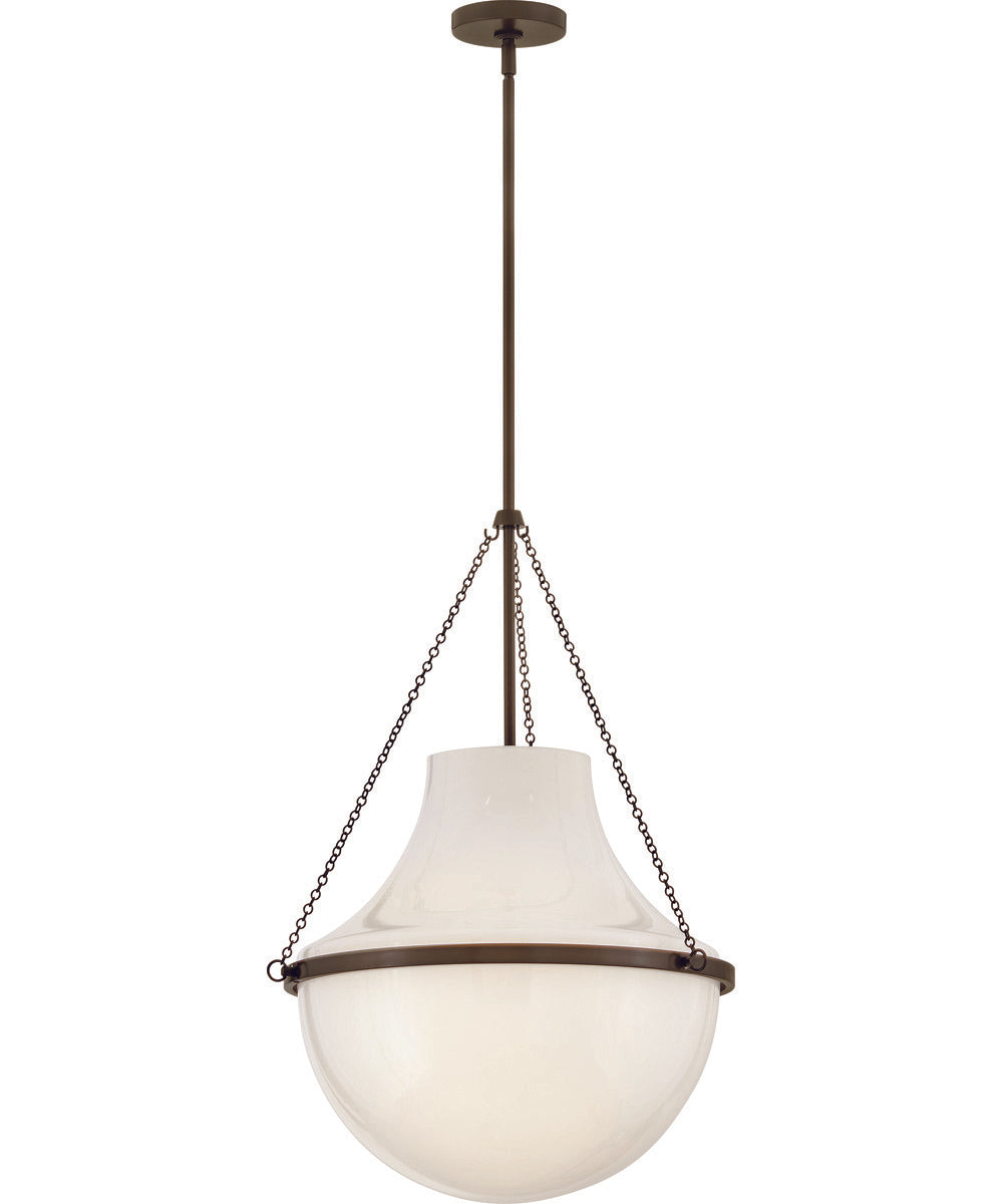 Collins 1-Light Large Pendant in Heritage Bronze