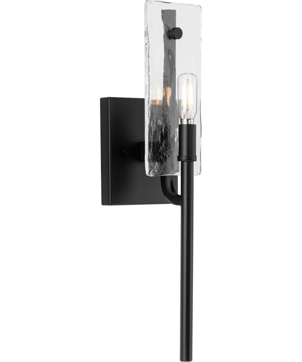 Rivera 1-Light Luxe Industrial Wall Bracket Matte Black