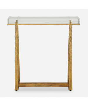 Midas Thick Crystal Accent Table