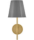 Blake 1-Light Medium Single Light Sconce in French Gray