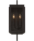 Irving 2-Light Outdoor Lighting Textured Black