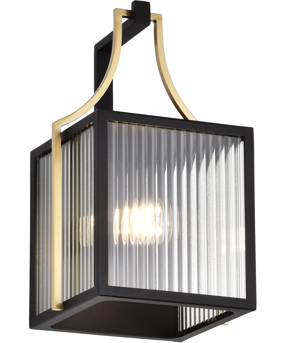 Holden 1-Light Outdoor Black / Gold