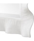 Haya White Scalloped Mirror