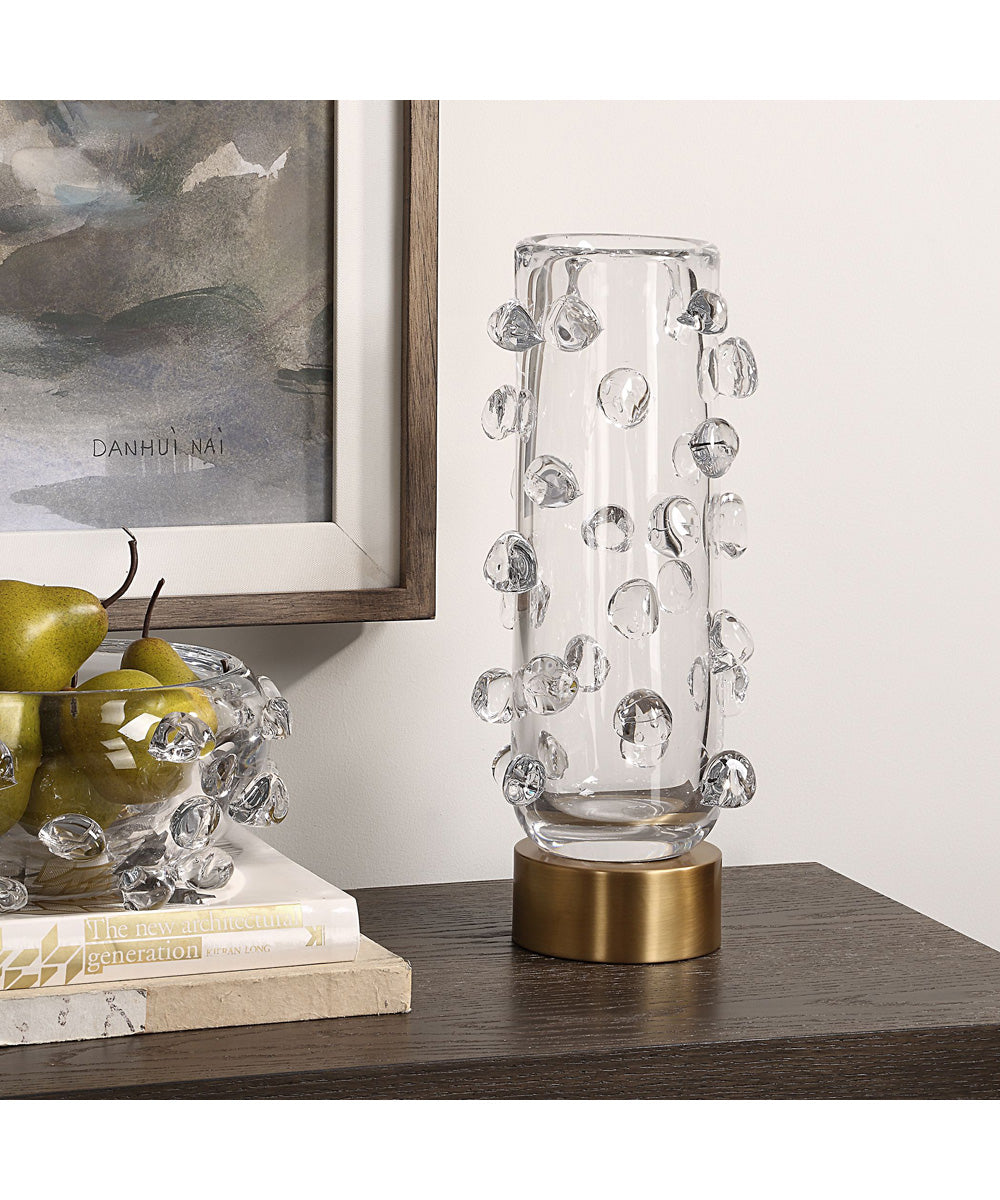 Aura Clear Glass Vase