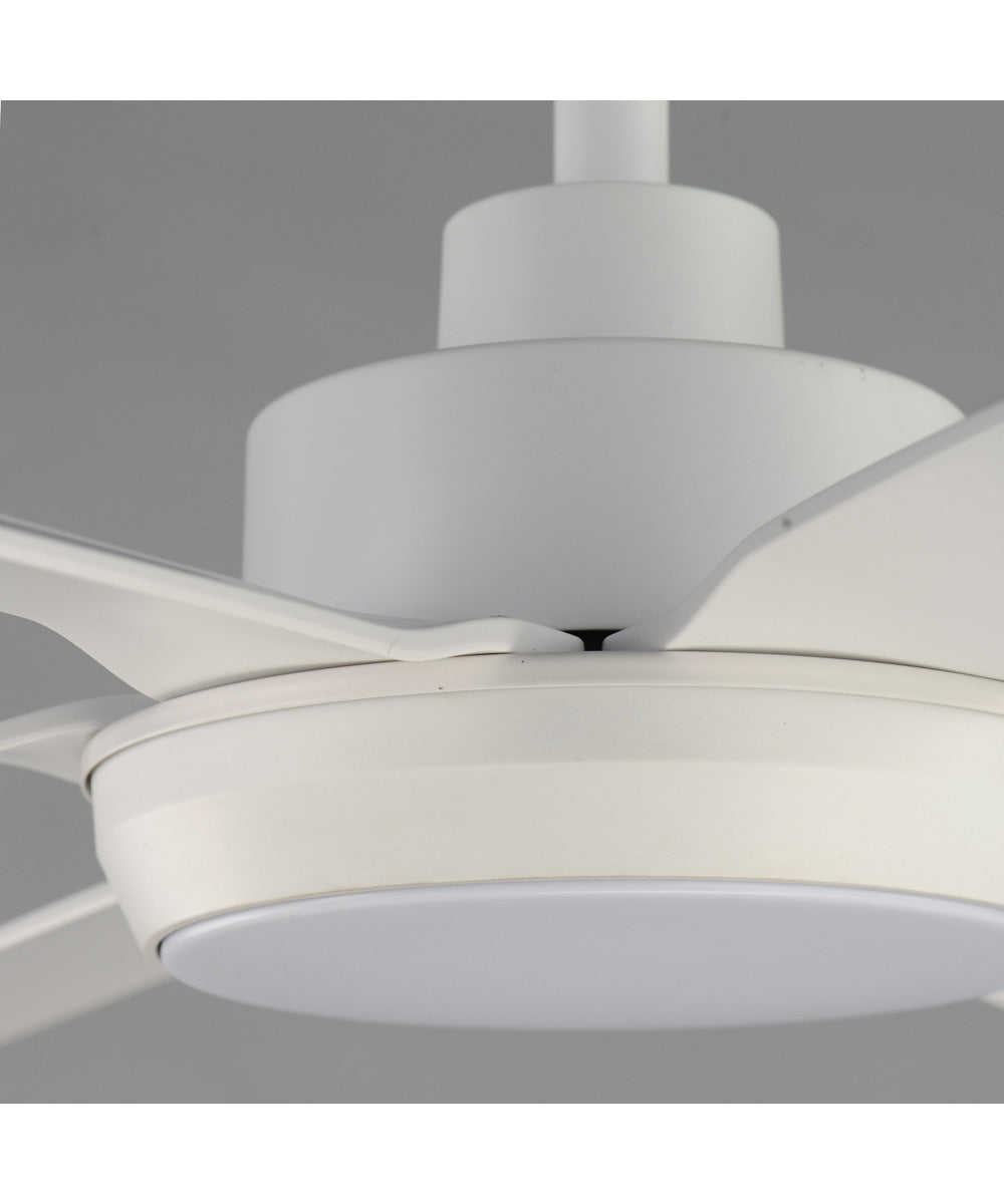Albatross 72 inch 6-Blade Marine Grade Fan w LED Matte White