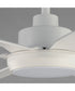 Albatross 72 inch 6-Blade Marine Grade Fan w LED Matte White