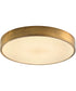 Floe 1-light LED Ceiling Flush Mount Brushed Brass