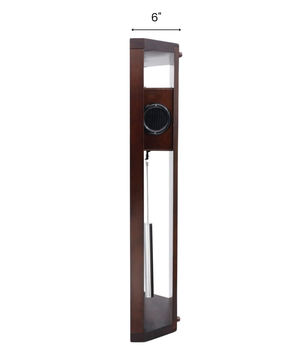 Wall Clock with Pendulum and Dual Chimes