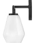 Gio 2-Light Small Two Light Vanity in Black