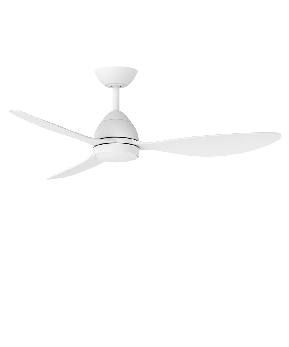 Drifter 52 inch Outdoor Fan w LED Matte White