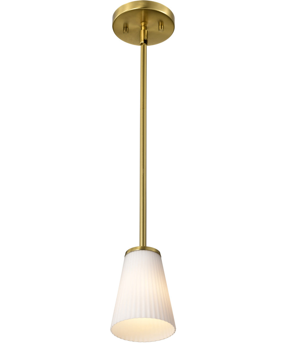 Royale 1-Light Pendant Burnished Brass
