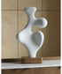 Lavarsen Sculpture White/Brown