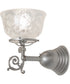 7" Wide Gas & Electric Wreath & Garland Wall Sconce