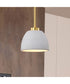 Collins 1-Light Pendant Brushed Brass