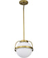 Lakeshore 1-Light Pendant Natural Brass