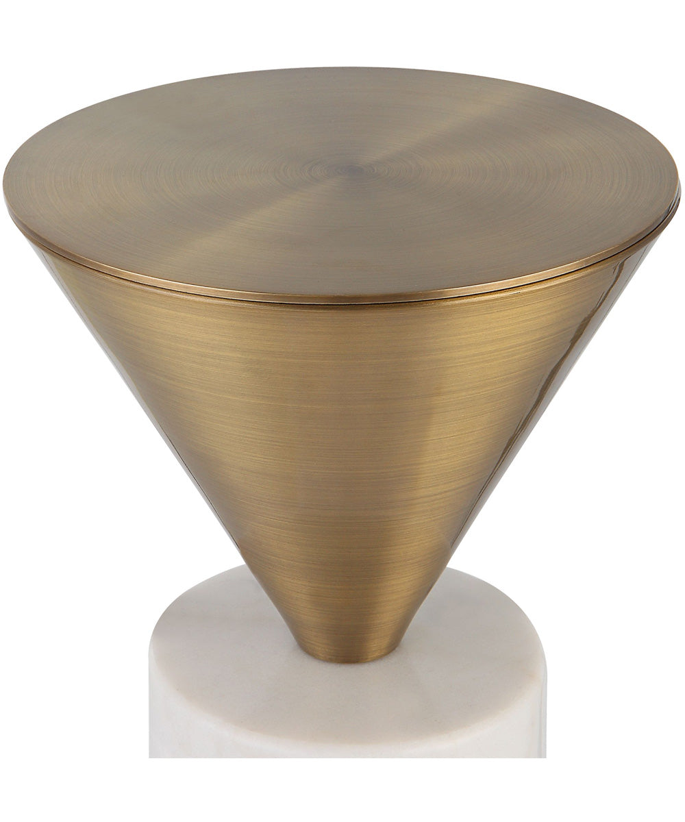 Top Hat Brass Drink Table