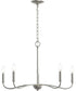Ilia 5-Light Chandelier Brushed Nickel
