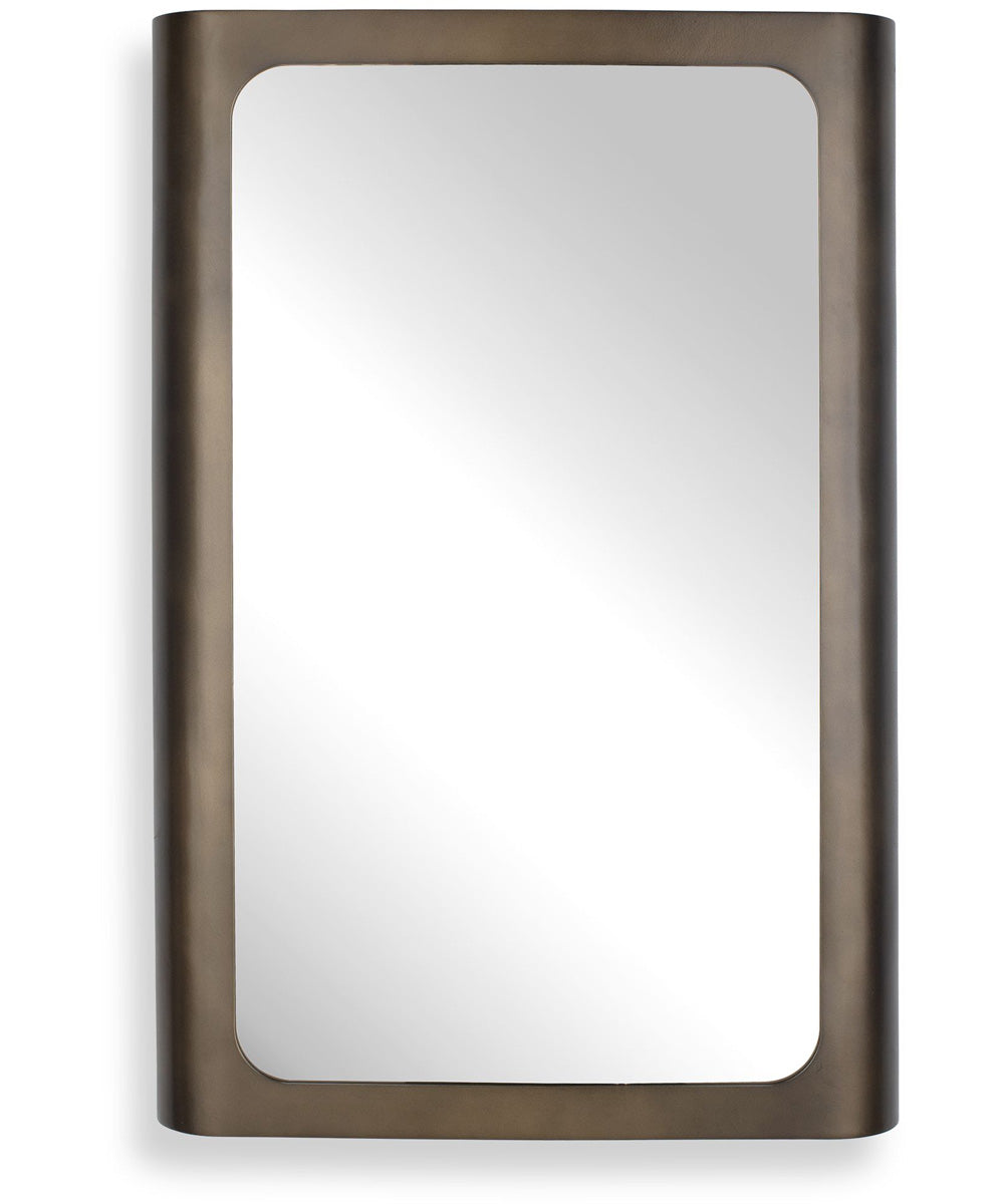 Fischer Curved Edge Gold Bronze Mirror