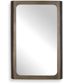 Fischer Curved Edge Gold Bronze Mirror