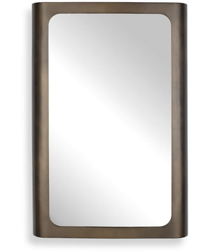 Fischer Curved Edge Gold Bronze Mirror