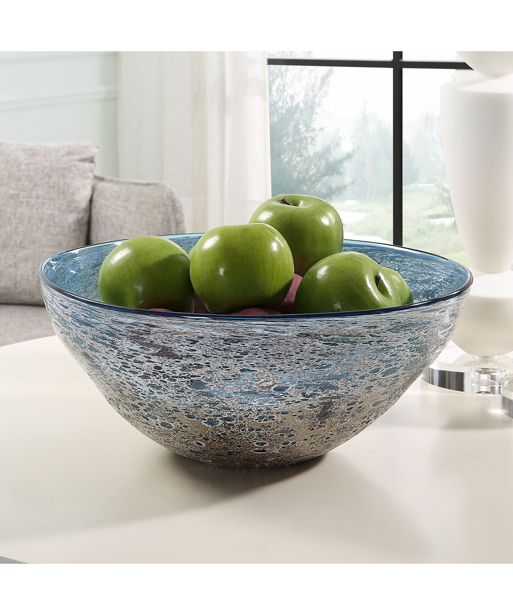 Genovesa Aqua Glass Bowl