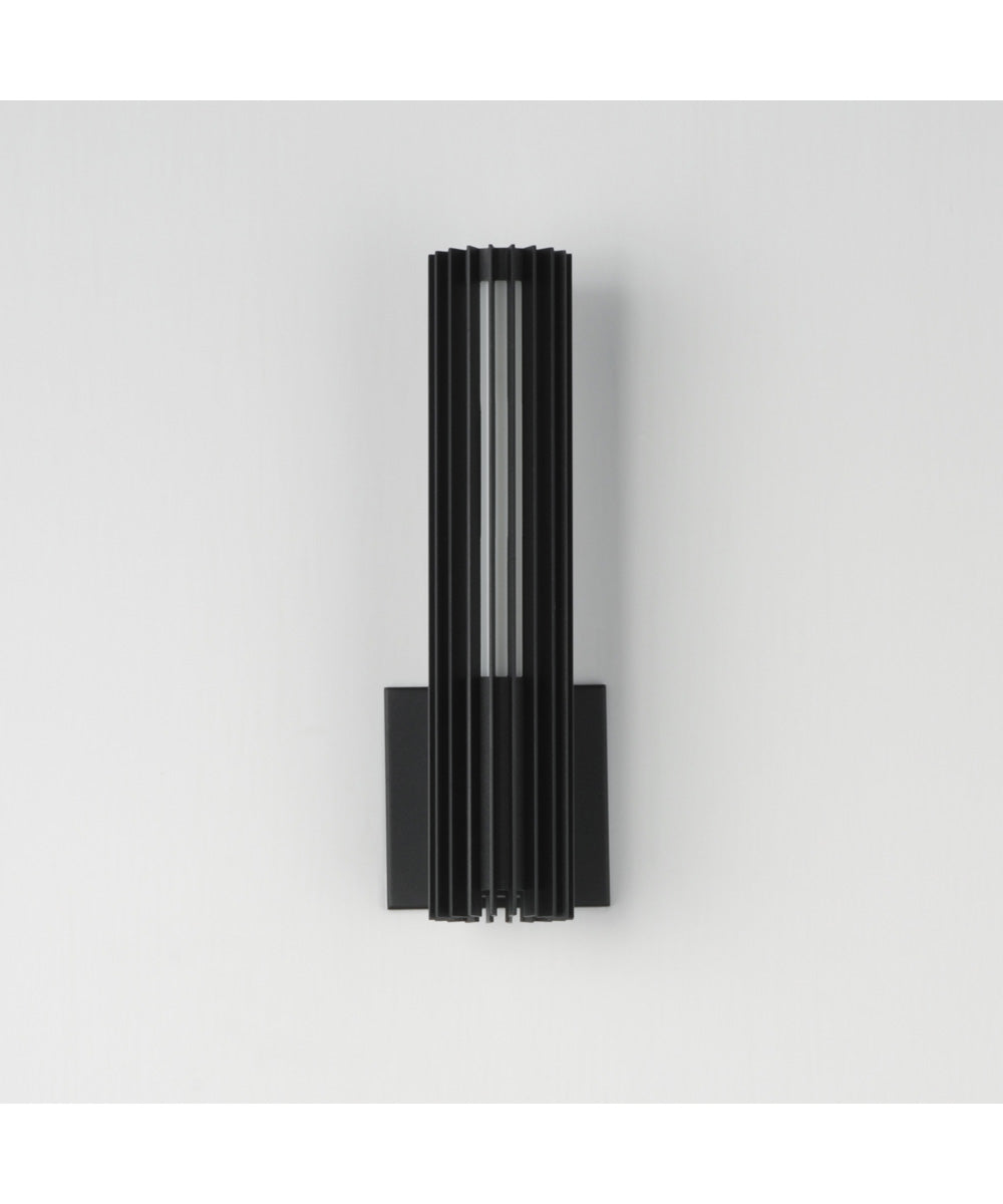 Citadel 14 inch LED Outdoor wall sconce Black