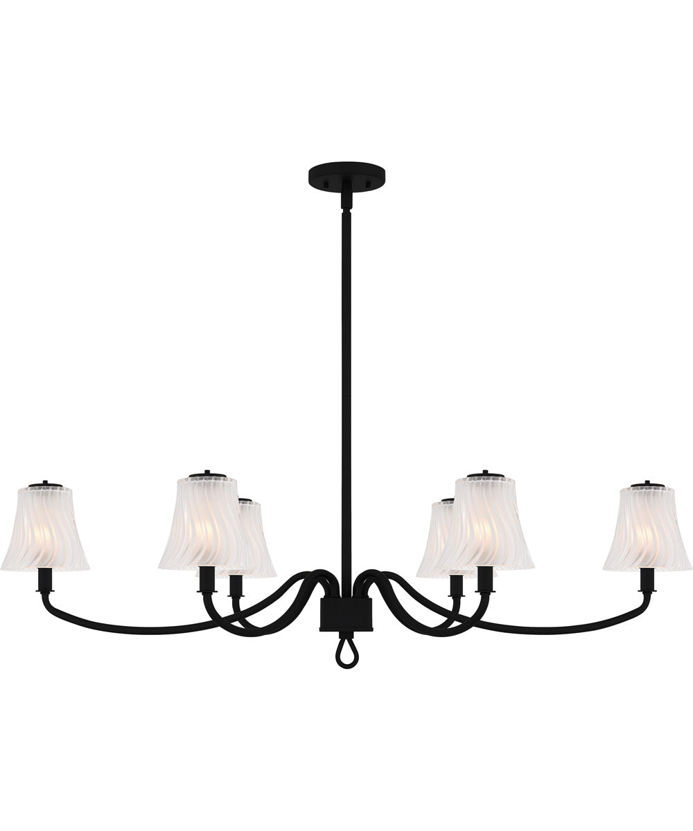 McKinney Medium 6-light Island Light Matte Black