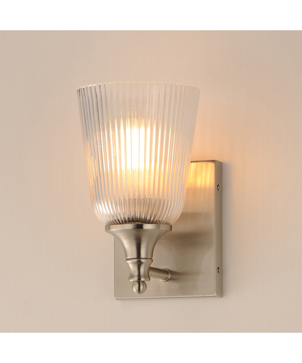 Julip 1-Light Bath Vanity Satin Nickel