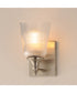 Julip 1-Light Bath Vanity Satin Nickel