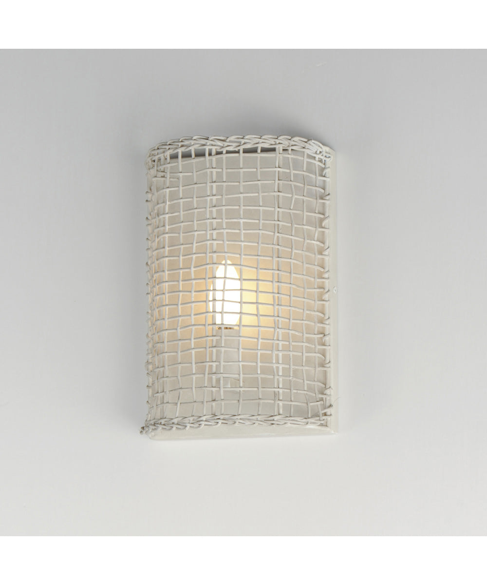 Cestino 1-Light Wall Sconce Weathered White
