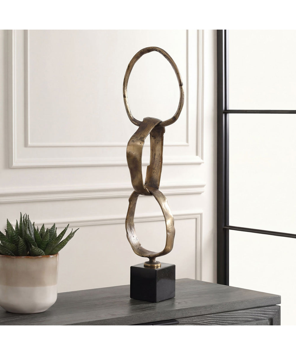 Loopform Brass Ring Sculpture