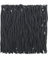 Gathered Teak Square Black Wood Wall Decor