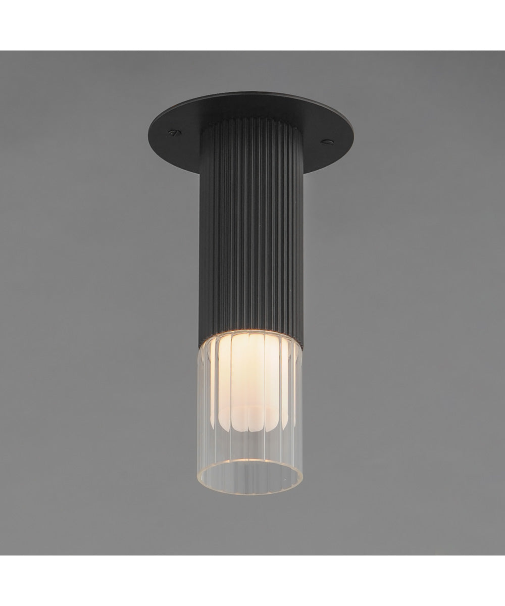 Reeds LED Flush Mount Black