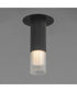 Reeds LED Flush Mount Black