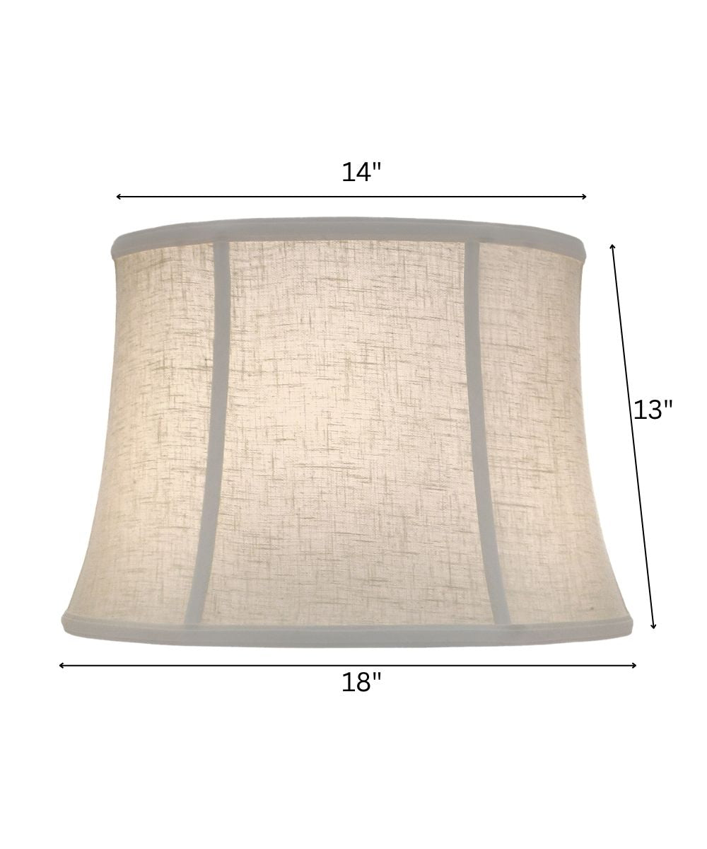 14x18x13 Cream Aberdeen Modified Bell Softback Lampshade