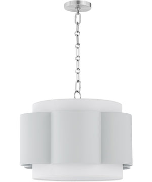 Belinder 4-light Pendant Brittany Blue|Chrome