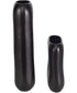 Anodic Dark Brown Vases Set of 2